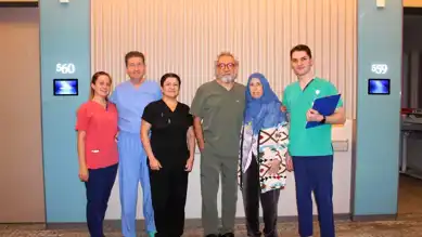 Karnında 9,5 Kiloluk Tümör Bulunan Hasta Kurtuldu